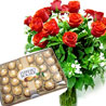 24 Pieces Ferrero and Flowers